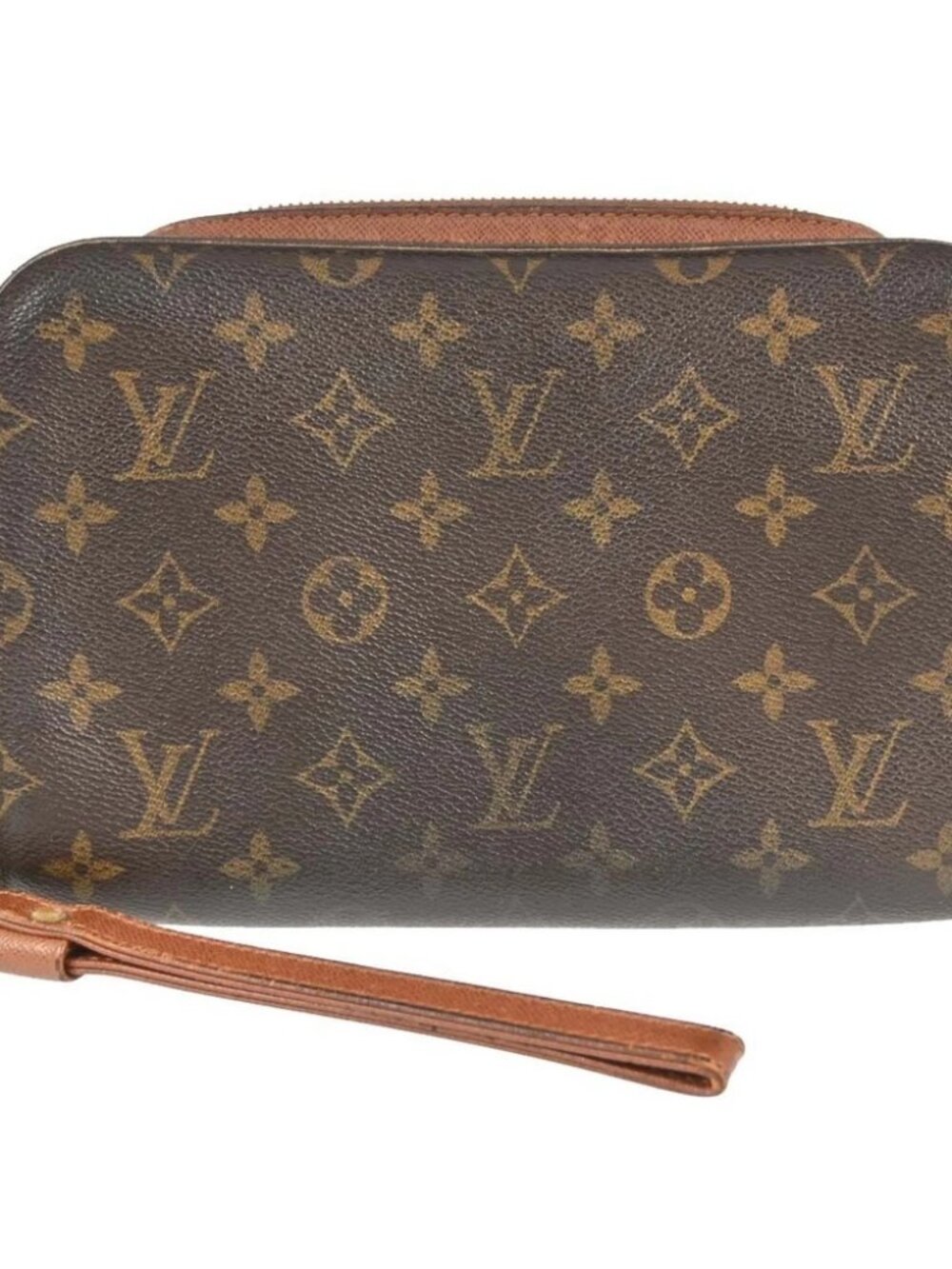 LOUIS VUITTON ORSAY CLUTCH HANDBAG MONOGRAM CANVAS